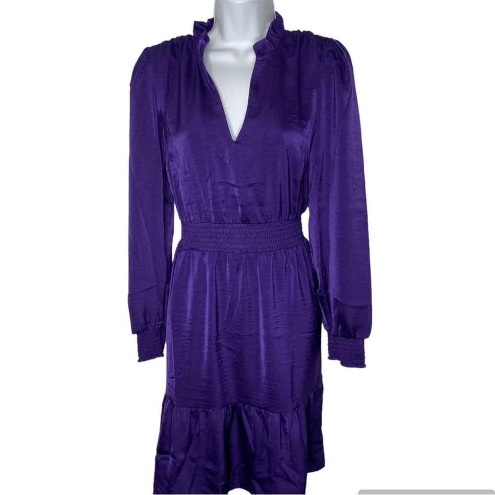 Lucky Brand Purple Silky Dress NWT
